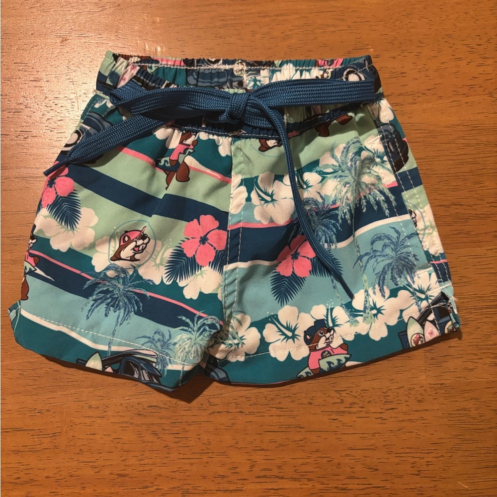 Boys 3-6 Months Infant Baby Buc-ee's Surfing swim trunks